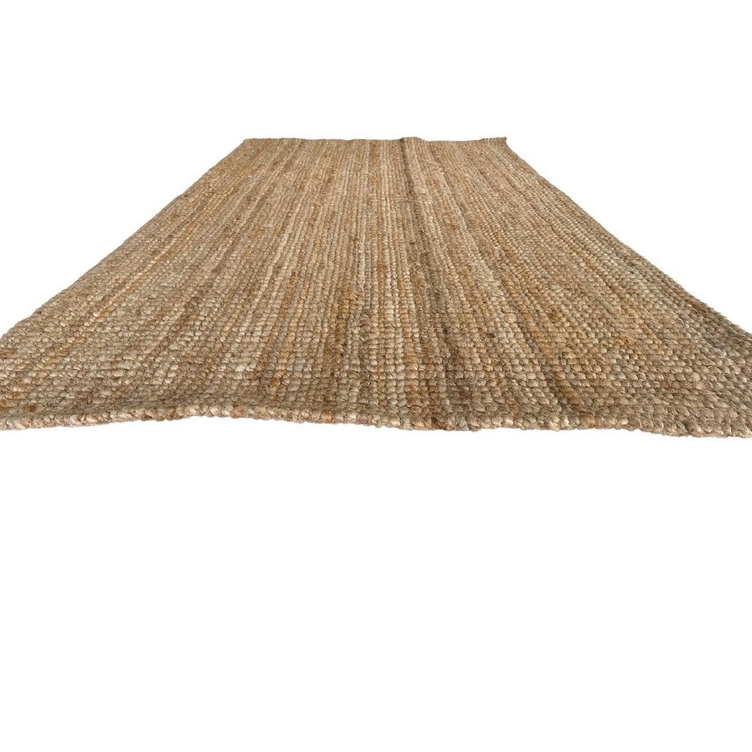 Natural Braided Jute Rug - Size: 4.11 x 2.8 - Imam Carpets - Online Shop