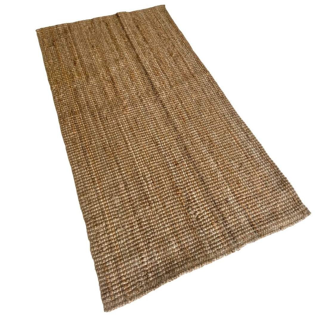 Natural Braided Jute Rug - Size: 4.11 x 2.8 - Imam Carpets - Online Shop