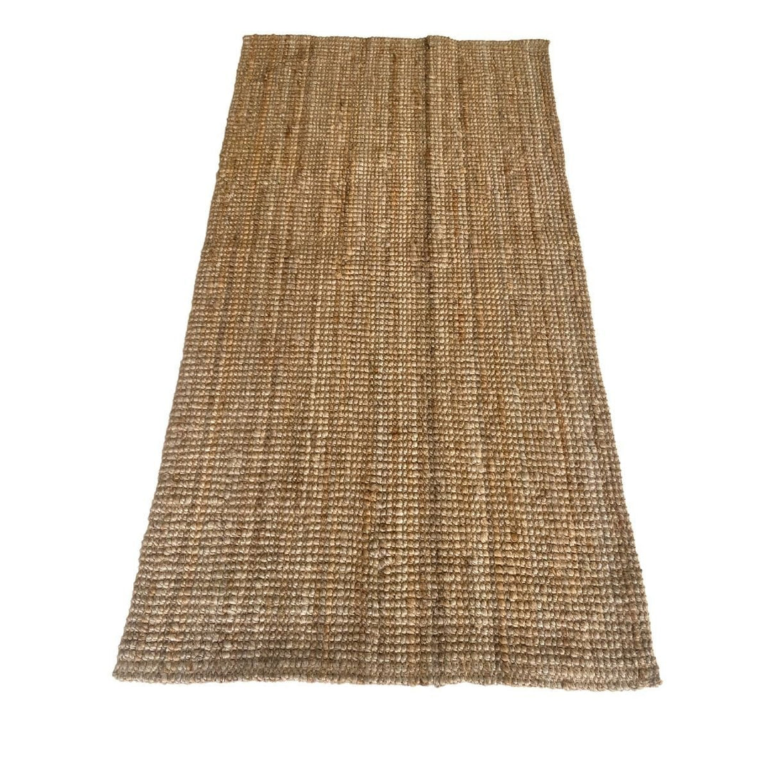 Natural Braided Jute Rug - Size: 4.11 x 2.8 - Imam Carpets - Online Shop