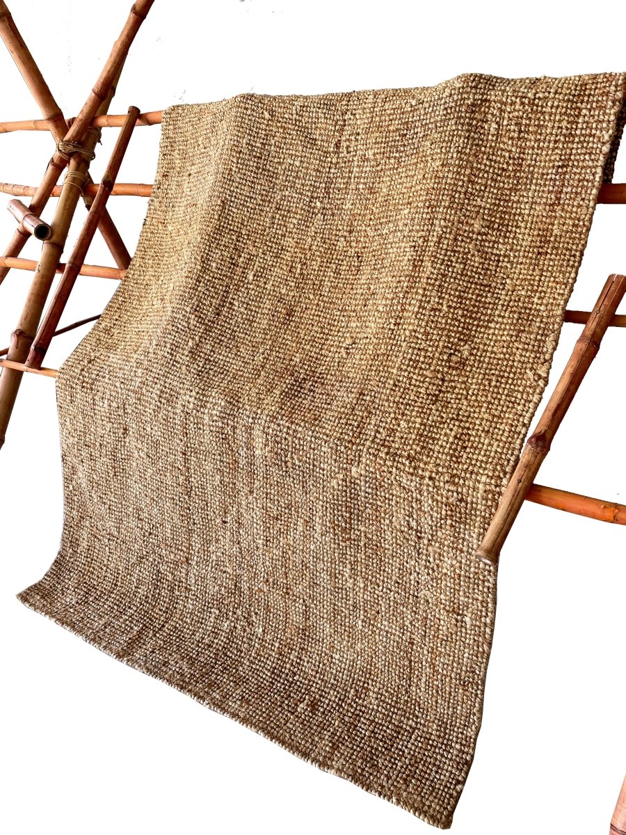 Natural Braided Jute Rug - Size: 6.9 x 4.6 - Imam Carpet Co. Home