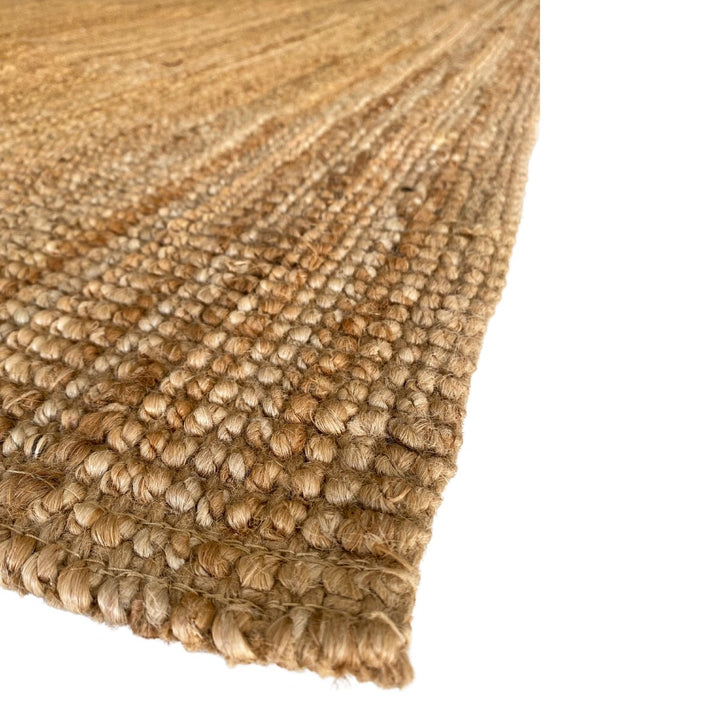 Natural Braided Jute Rug - Size: 7.5 x 5.1 - Imam Carpets - Online Shop