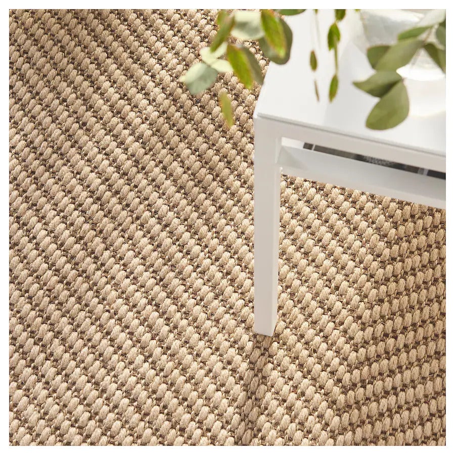 Natural Flatwoven Jute Rug - Size: 5.11 x 4.3 - Imam Carpet Co. Home