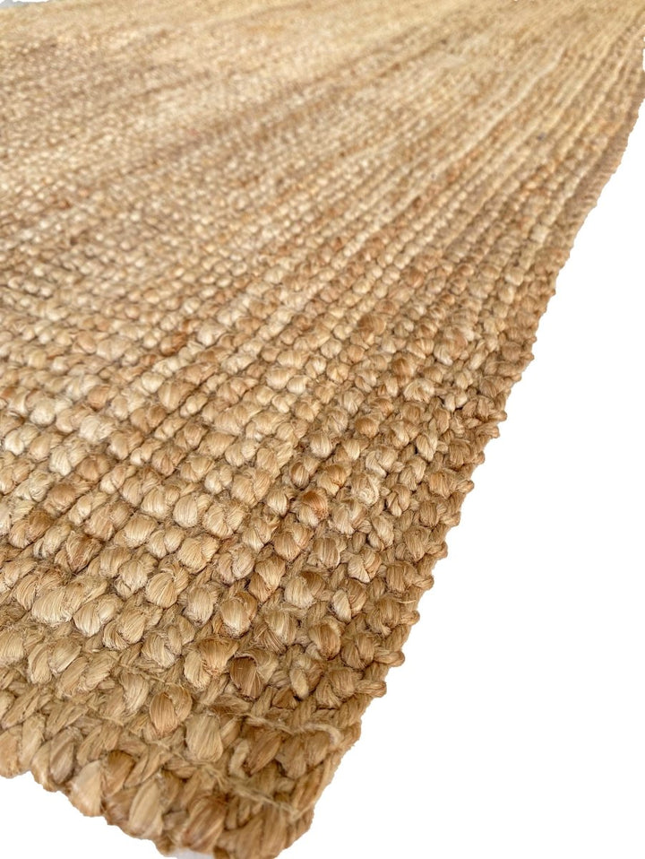 Natural Jute Rug - Size: 4.11 x 2.9 - Imam Carpets Online Store