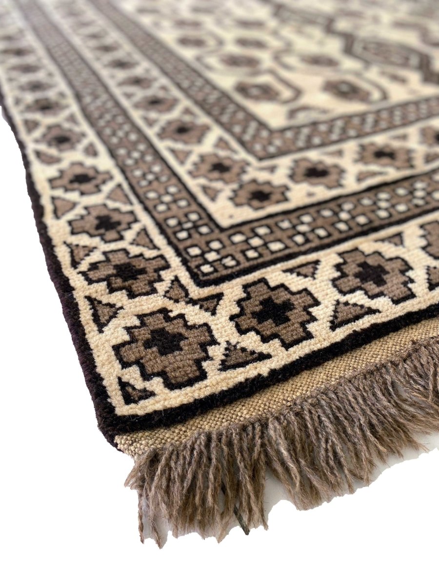 Natural Trellis Afghani Rug - Size: 8.8 x 5.2 - Imam Carpets Online Store