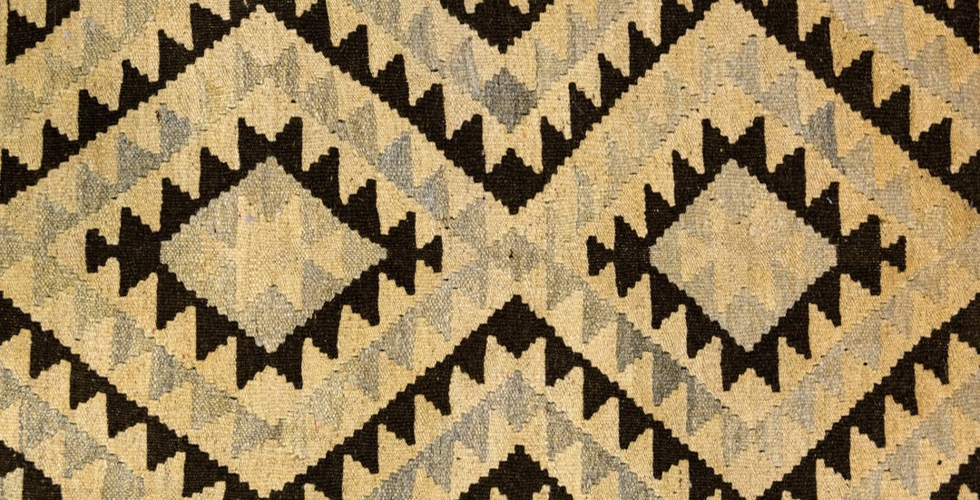 Nuetral Bohemian Kilim - Size: 3.10 x 2.9 - Imam Carpets - Online Shop