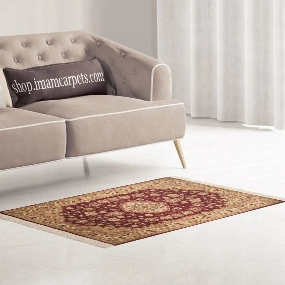 Pakistani - 3 x 5 - Persian Design Double Knot Carpet - Imam Carpets - Online Shop