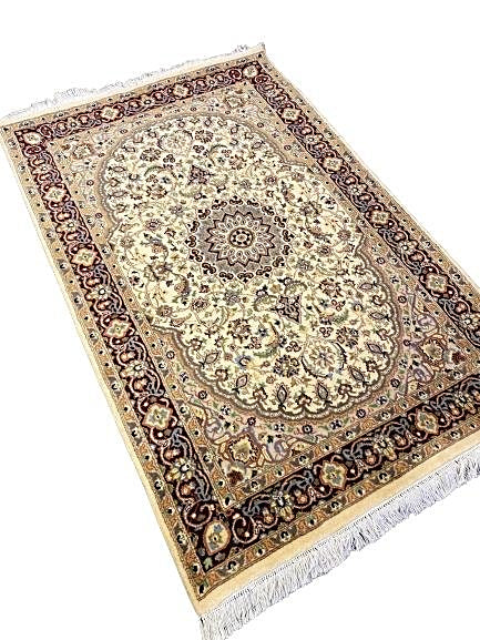 Pakistani - 6.1 x 4.1- Persian Design Double Knot Carpet - Imam Carpets - Online Shop