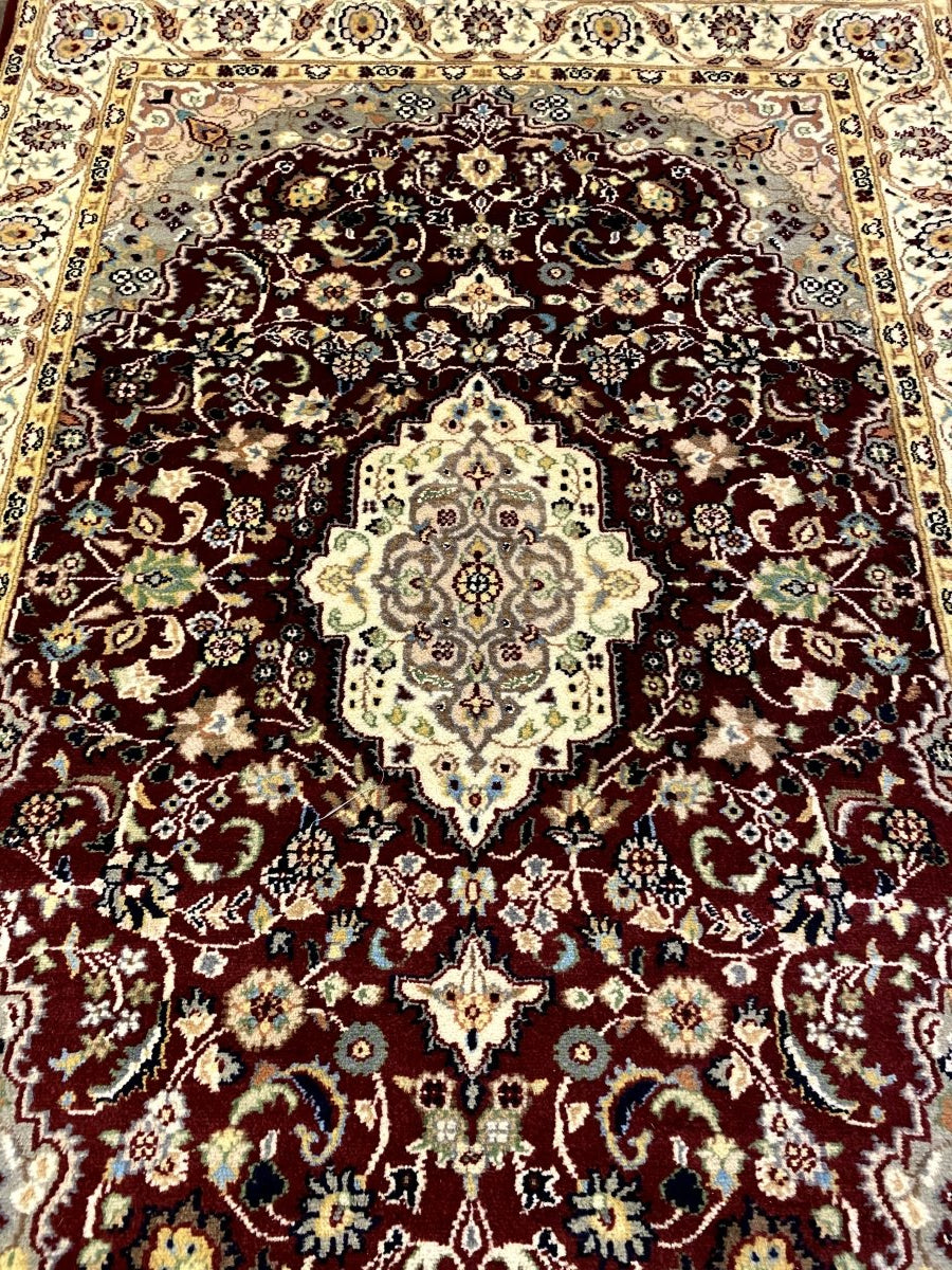 Pakistani - 6.1 x 4.1- Persian Design Double Knot Carpet - Imam Carpets - Online Shop