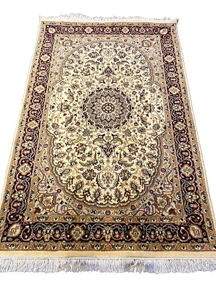 Pakistani - 6.1 x 4.1- Persian Design Double Knot Carpet - Imam Carpets - Online Shop