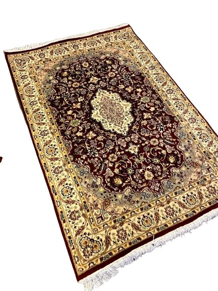 Pakistani - 6.1 x 4.1- Persian Design Double Knot Carpet - Imam Carpets - Online Shop