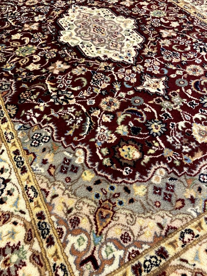 Pakistani - 6.1 x 4.1- Persian Design Double Knot Carpet - Imam Carpets - Online Shop