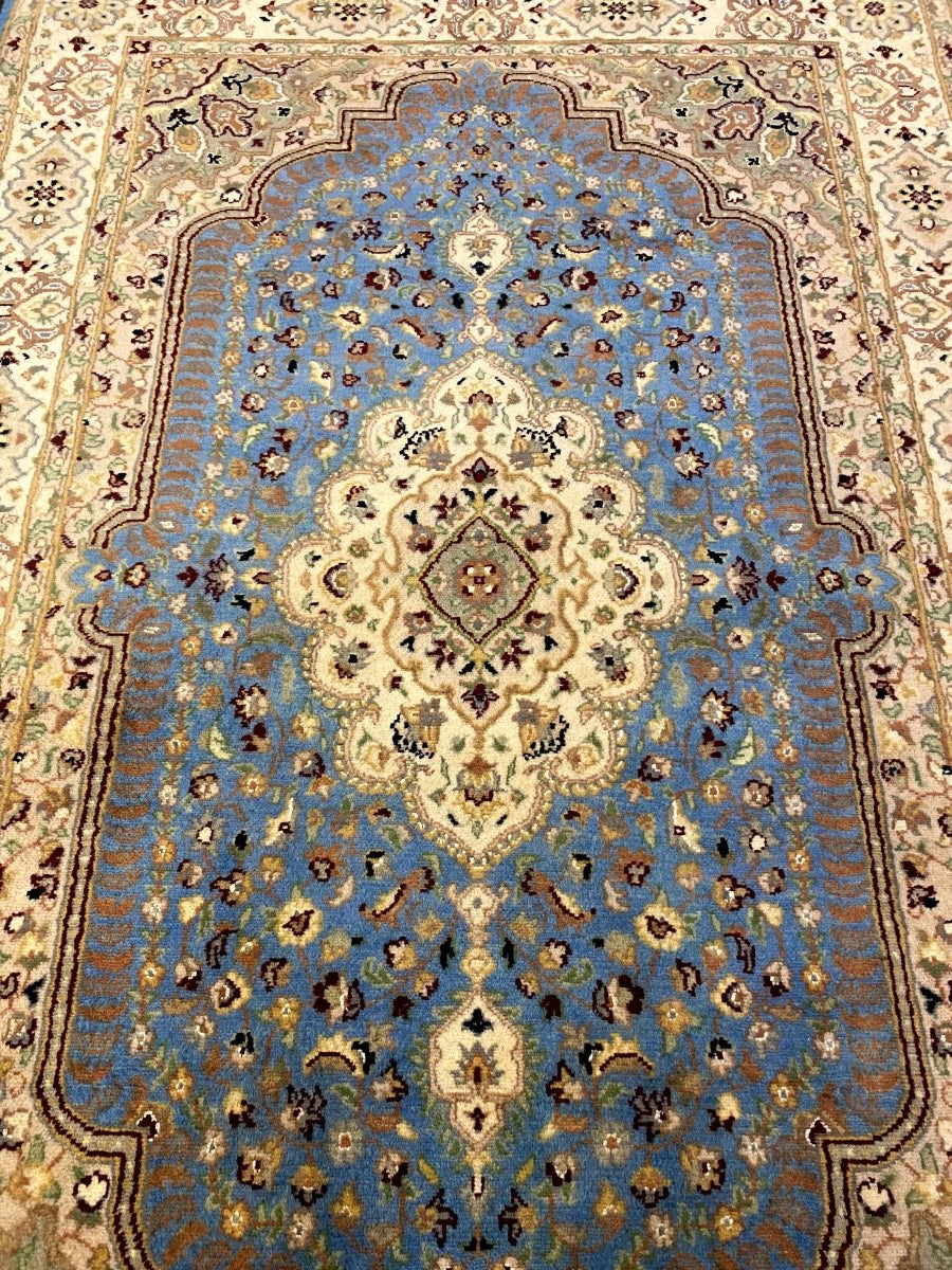 Pakistani - 6.2 x 4- Persian Design Double Knot Carpet - Imam Carpets - Online Shop