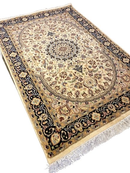 Pakistani - 6.4 x 4.1- Persian Design Double Knot Carpet - Imam Carpets - Online Shop