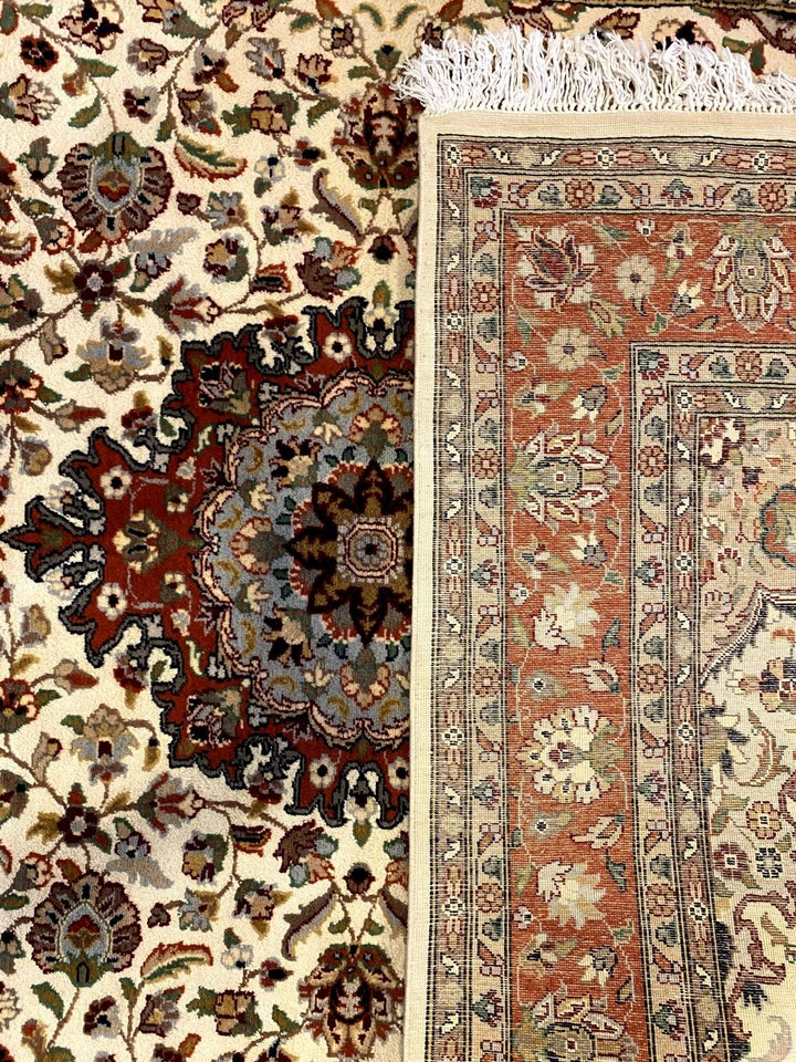 Pakistani - 7.11 x 4.11- Persian Design Double Knot Carpet - Imam Carpets - Online Shop