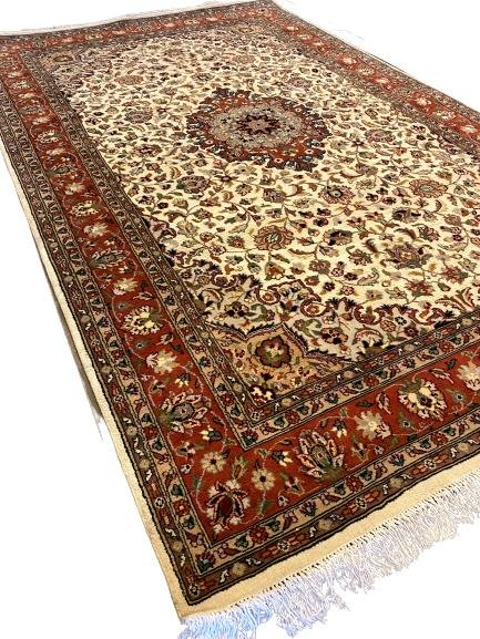 Pakistani - 7.11 x 4.11- Persian Design Double Knot Carpet - Imam Carpets - Online Shop