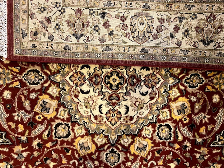 Pakistani - 9.2 x 5.11- Persian Design Double Knot Carpet - Imam Carpets - Online Shop