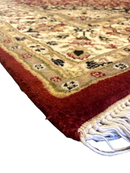 Pakistani - 9.2 x 5.11- Persian Design Double Knot Carpet - Imam Carpets - Online Shop