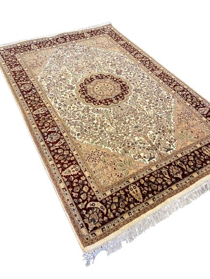 Pakistani - 9.3 x 6.1- Persian Design Double Knot Carpet - Imam Carpets - Online Shop