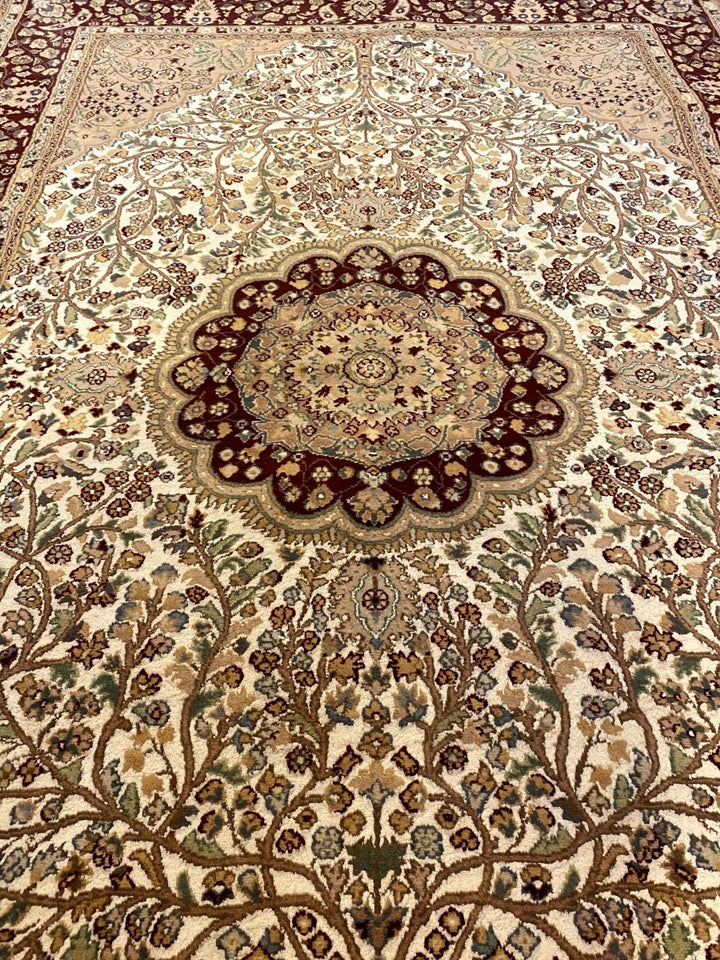 Pakistani - 9.3 x 6.1- Persian Design Double Knot Carpet - Imam Carpets - Online Shop