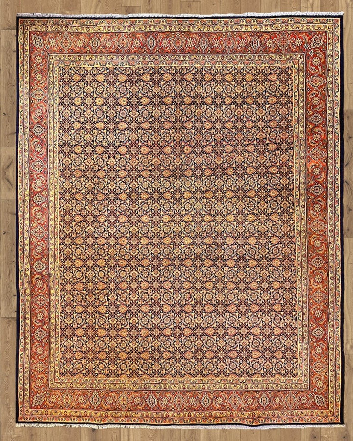 Persian Bijar Antique Rug - Size: 9.7 x 7.9 - Imam Carpets - Online Shop