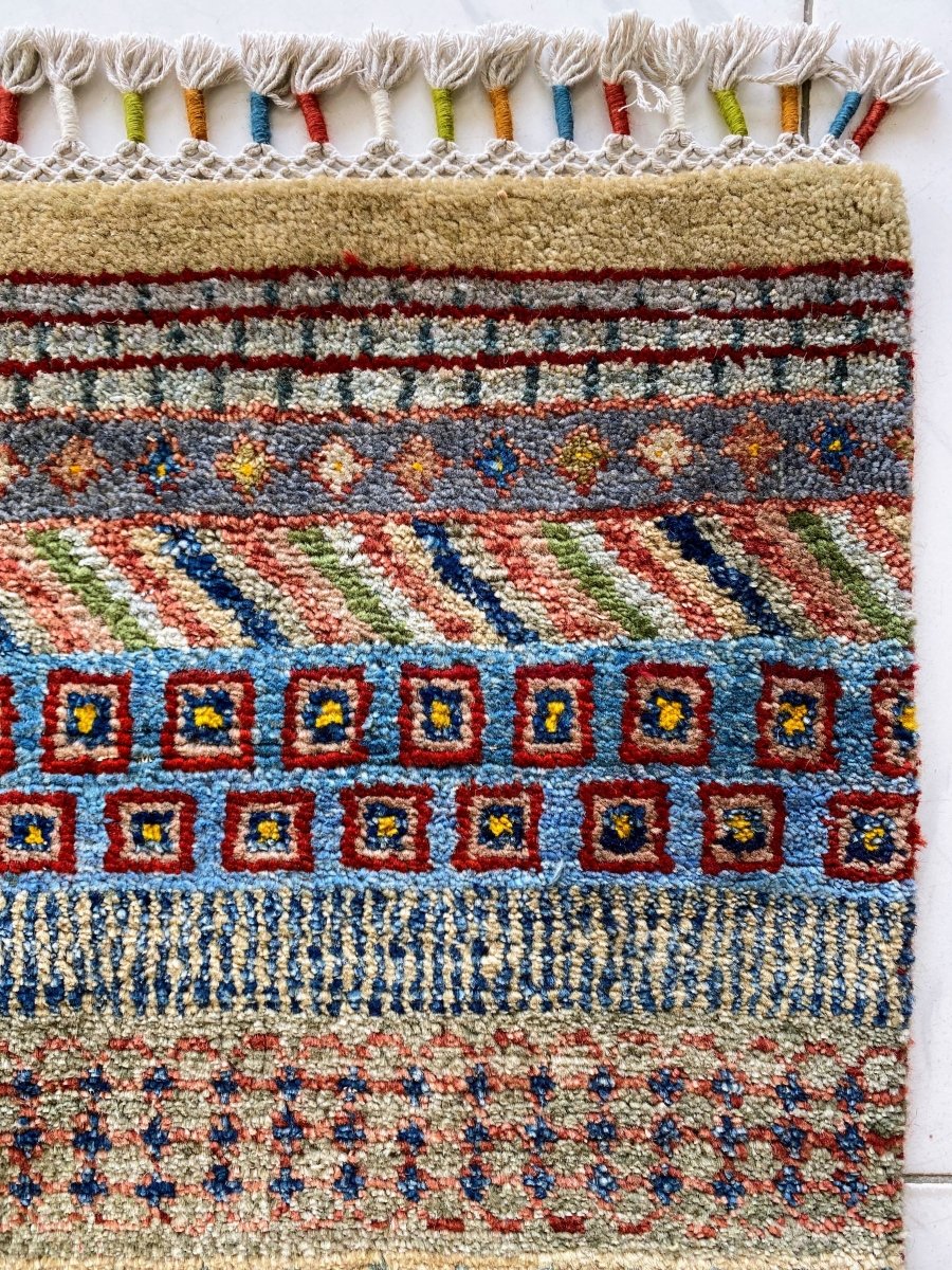 Persian Gabbeh - Size: 6.3 x 4.2 - Imam Carpets Online Store