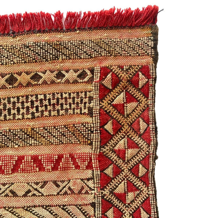 Peru Sumak Silk Kilim - 5.2 x 3.5 - Imam Carpets - Online Shop