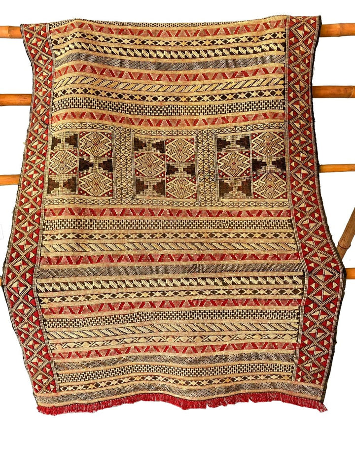 Peru Sumak Silk Kilim - 5.2 x 3.5 - Imam Carpets - Online Shop