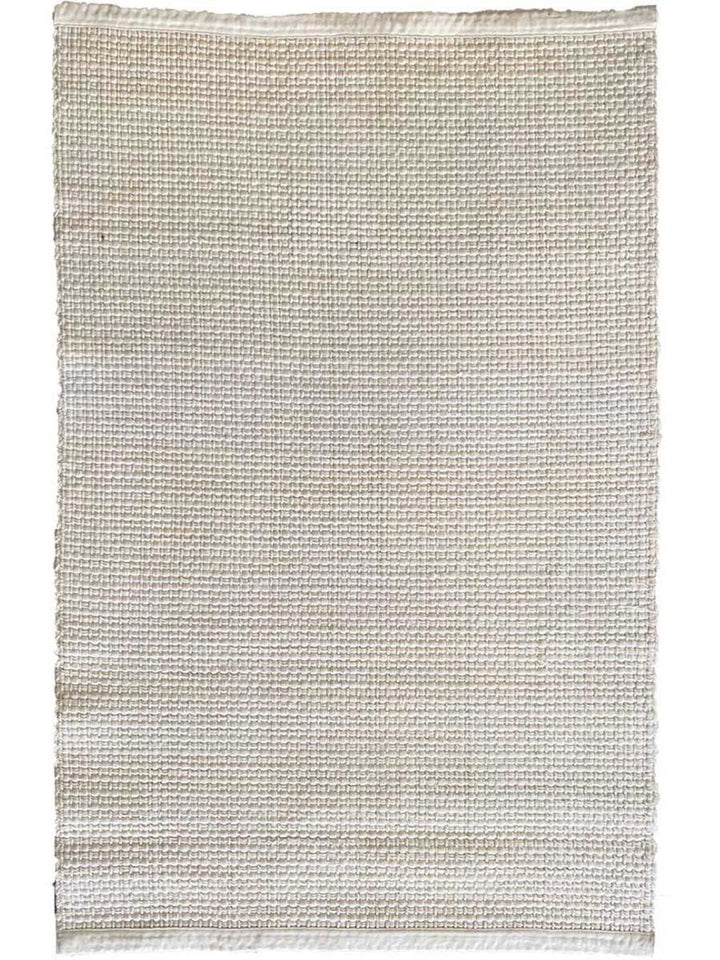 Plain White - Size: 5.6 x 3.8 - Imam Carpet Co