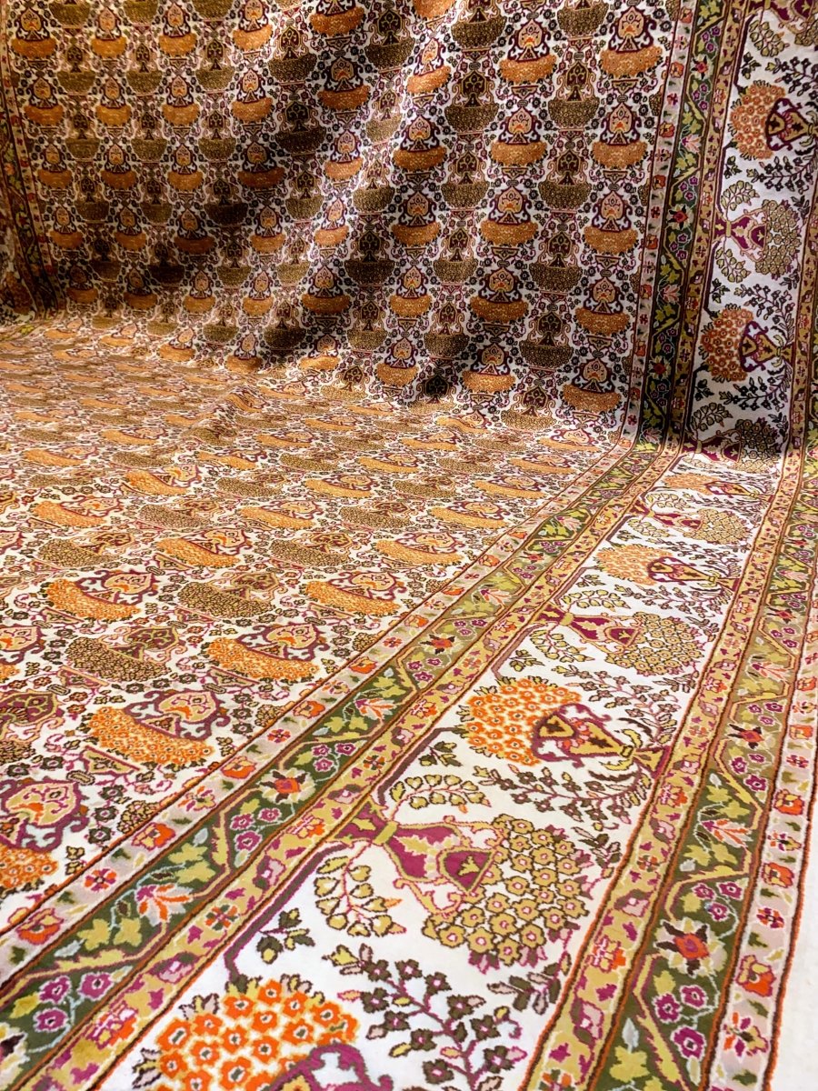 Regal Garden - Size: 13.3 x 9.10 - Imam Carpets Online Store