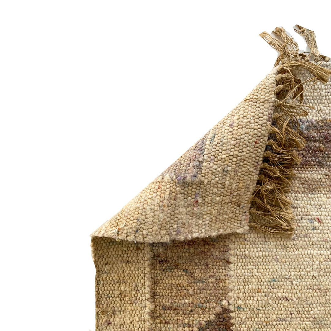 Solid Border Rug with Tassels - Size: 7.8 x 5.8 - Imam Carpets - Online Shop