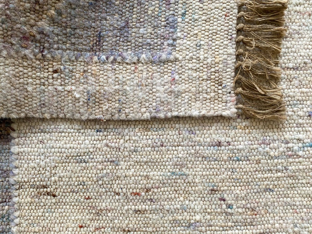 Solid Border Rug with Tassels - Size: 7.8 x 5.8 - Imam Carpets - Online Shop