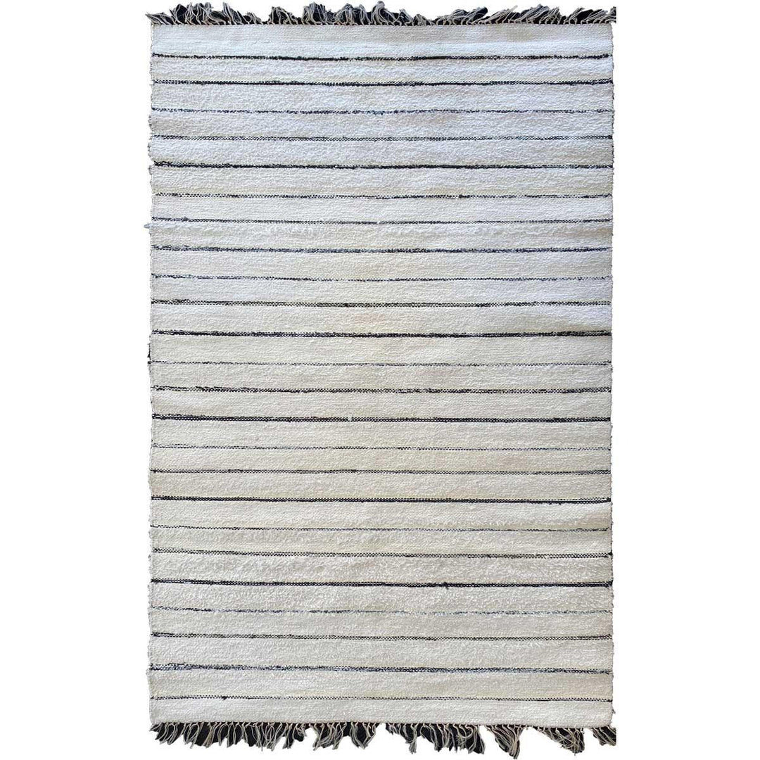 Stripe Moroccan Rug - size: 7.7 x 5 - Imam Carpet Co. Home
