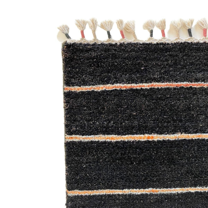 Striped Rug with Tassels - Size: 6.6 x 4.2 - Imam Carpets - Online Shop