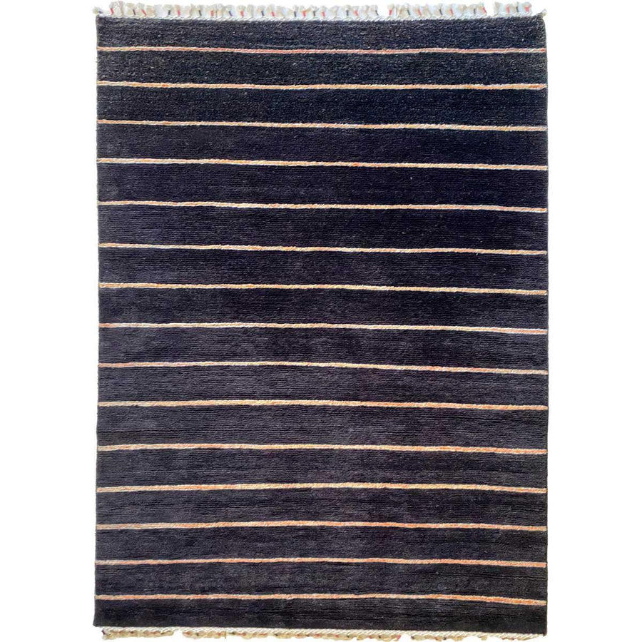 Striped Rug with Tassels - Size: 6.6 x 4.2 - Imam Carpets - Online Shop