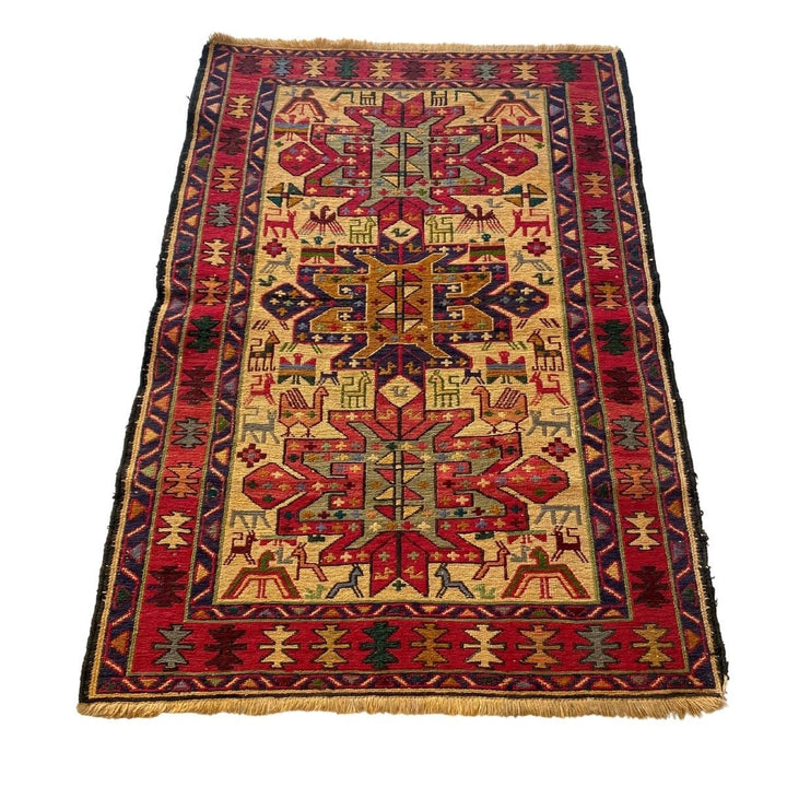 Sumak Kilim - Size: 4.4 x 3 - Imam Carpets - Online Shop