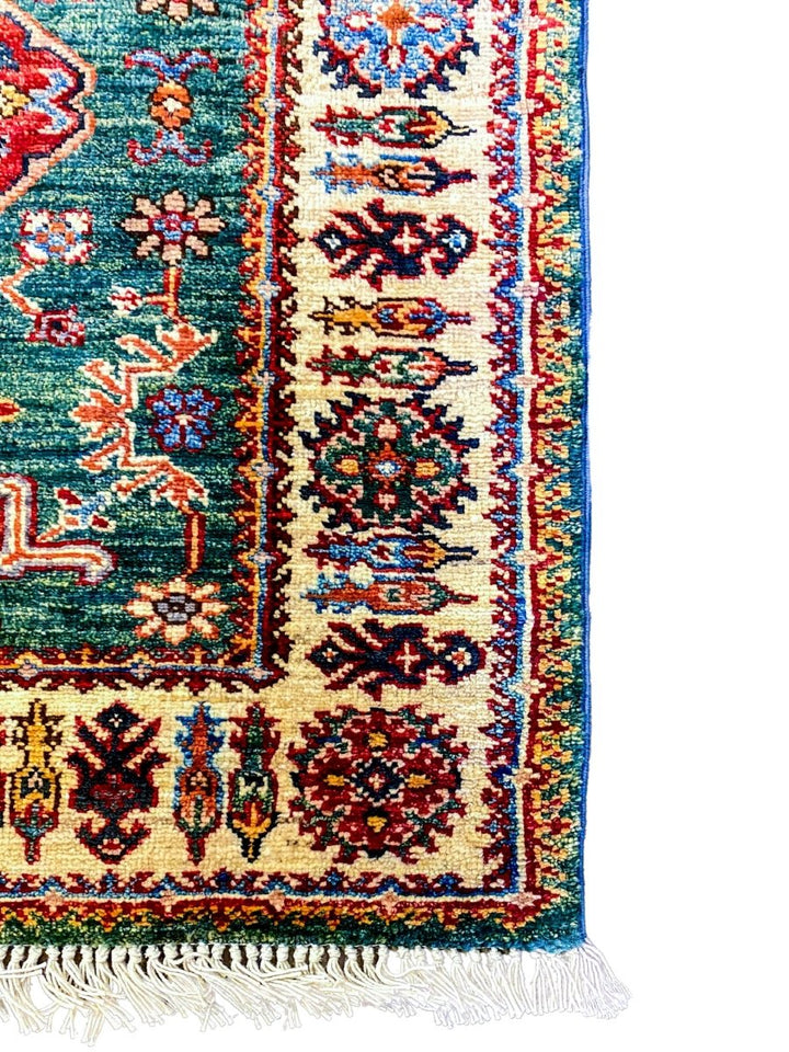 Super Kazak - 2.8 x 8 (Runner) - Afghani Handmade Carpet - Imam Carpets - Online Shop