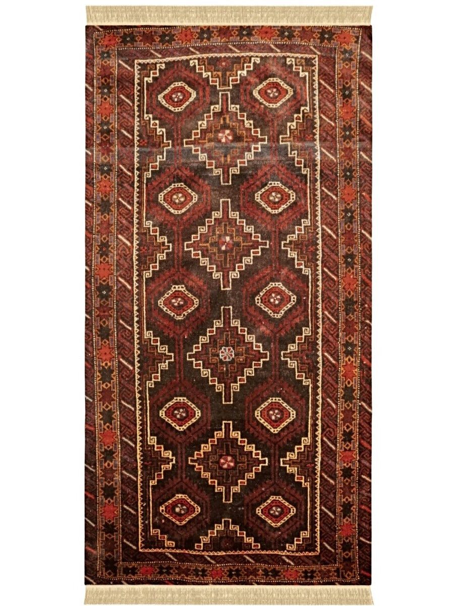 Tribal - 6.1 x 3.7 - Baluchi Handmade Carpet - Imam Carpets - Online Shop