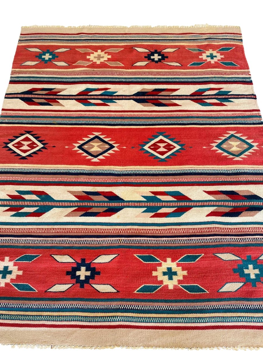 Turkish Kilim - Size: 5.8 x 4.6 - Imam Carpets Online Store