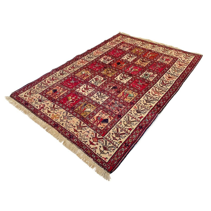 Turkish Sumak Kilim - Size: 5.11 x 4.2 - Imam Carpets - Online Shop