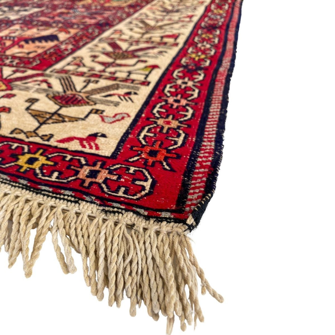 Turkish Sumak Kilim - Size: 5.11 x 4.2 - Imam Carpets - Online Shop