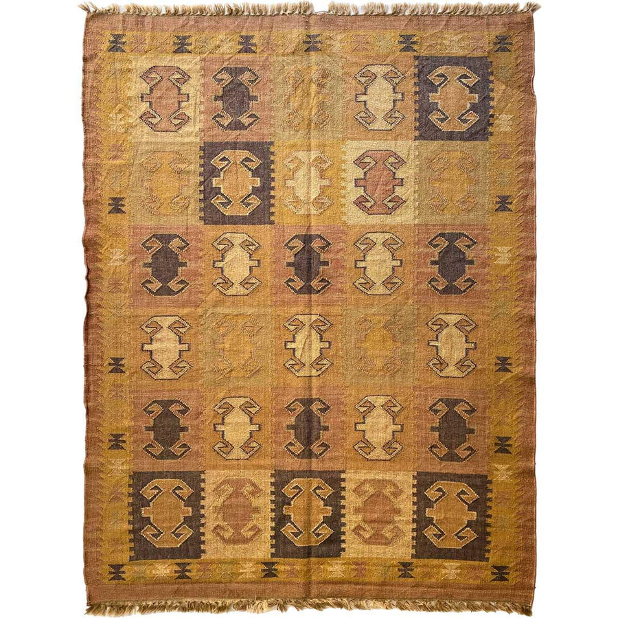 Vintage Afghani Kilim - Size: 7.11 x 5.9 - Imam Carpet Co. Home
