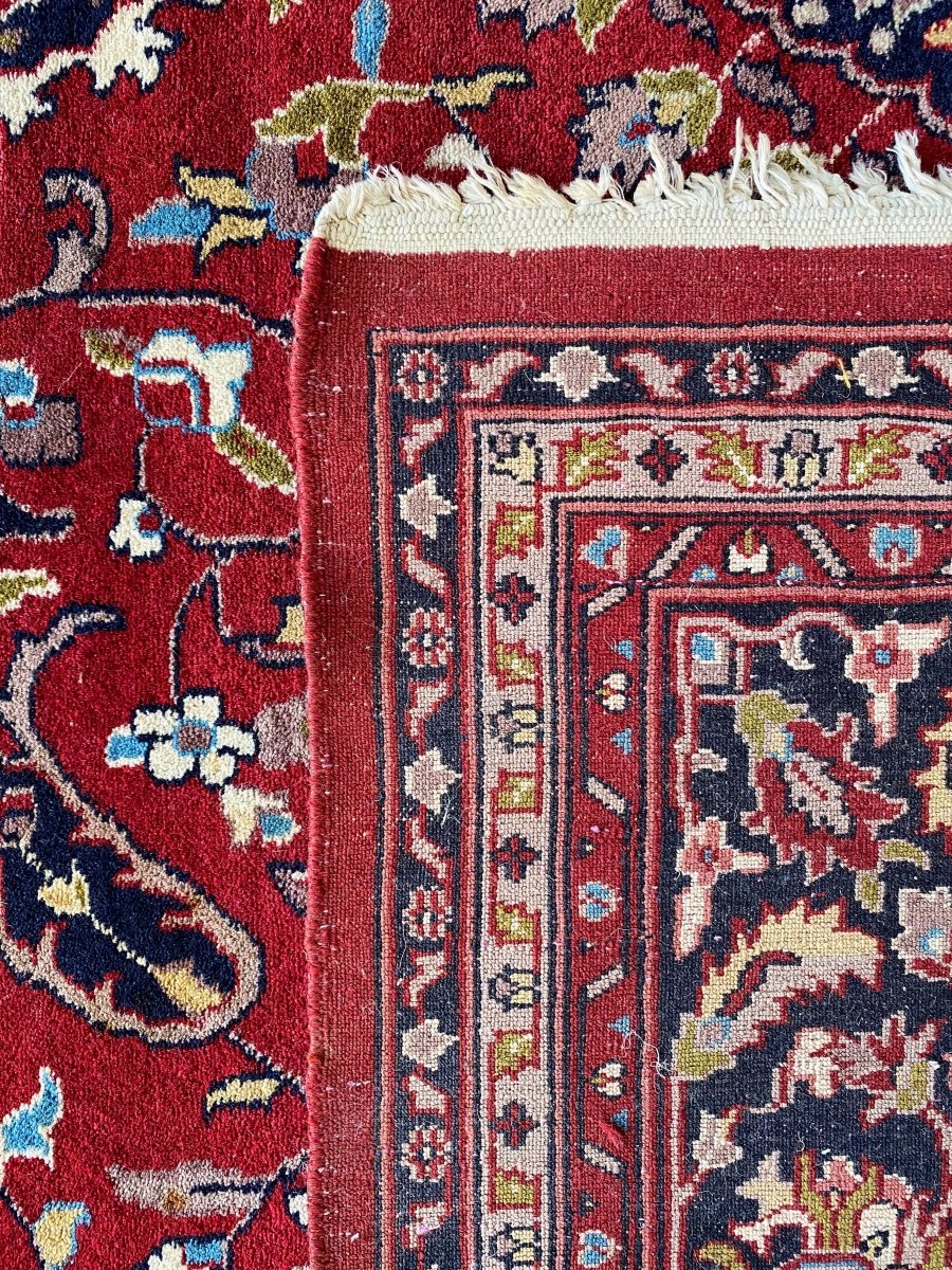 Vintage Kashan Rug - Size: 10.2 x 6.4 - Imam Carpet Co. Home