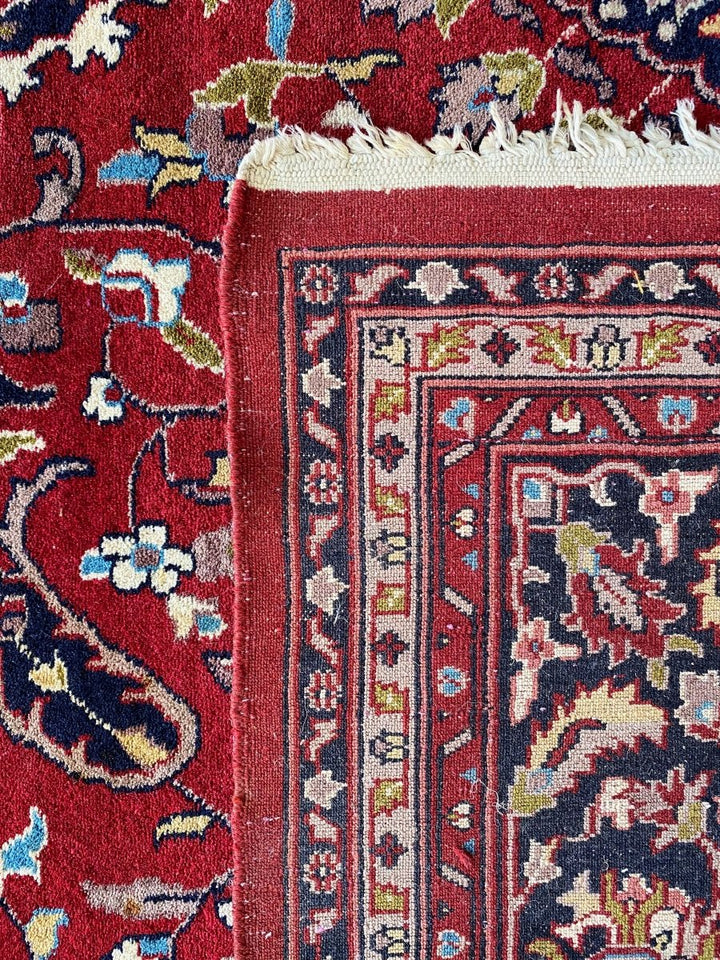 Vintage Kashan Rug - Size: 10.2 x 6.4 - Imam Carpet Co. Home