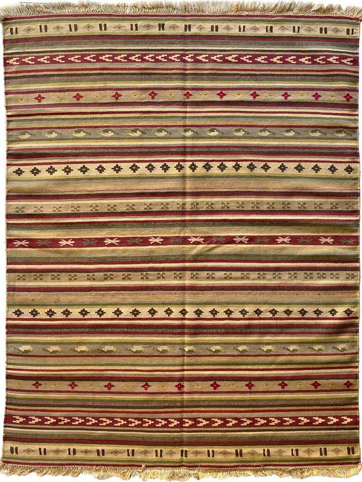 Vintage Turkish Dhurrie - Size: 6.4 x 4.10 - Imam Carpet Co