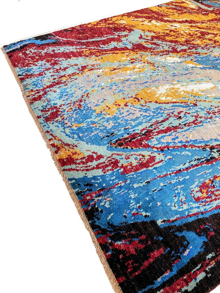 Waterfall Abstract Rug - Size: 9.1 x 6.2 - Imam Carpets - Online Shop