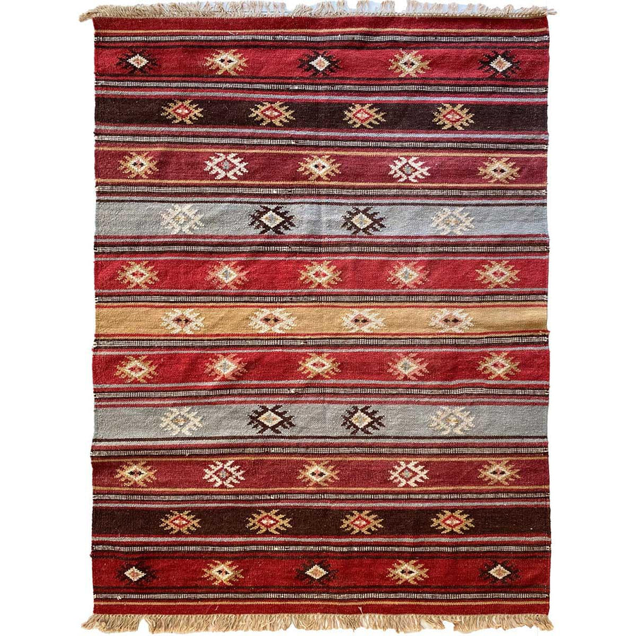 Zanskar Kilim - Size: 5.11 x 4.2 - Imam Carpet Co. Home