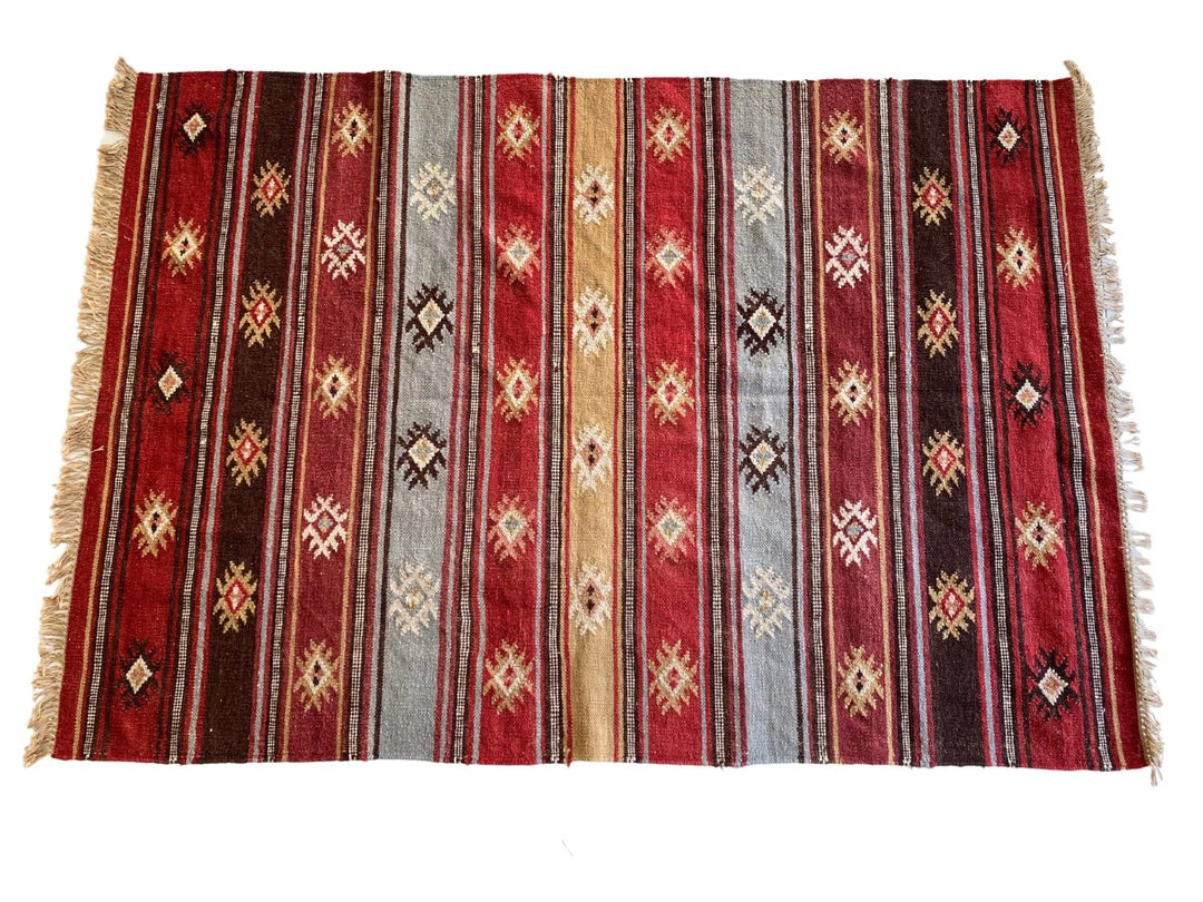 Zanskar Kilim - Size: 5.11 x 4.2 - Imam Carpet Co. Home