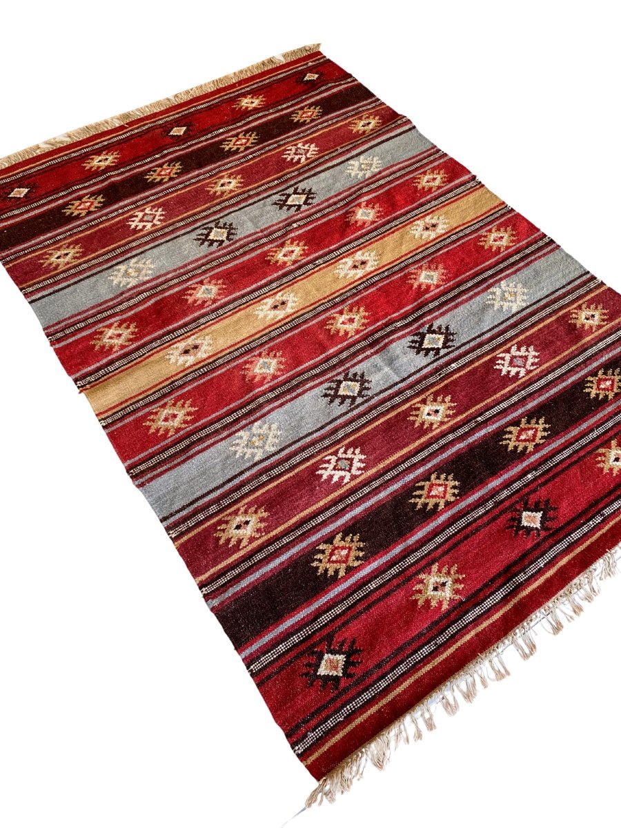 Zanskar Kilim - Size: 5.11 x 4.2 - Imam Carpet Co. Home