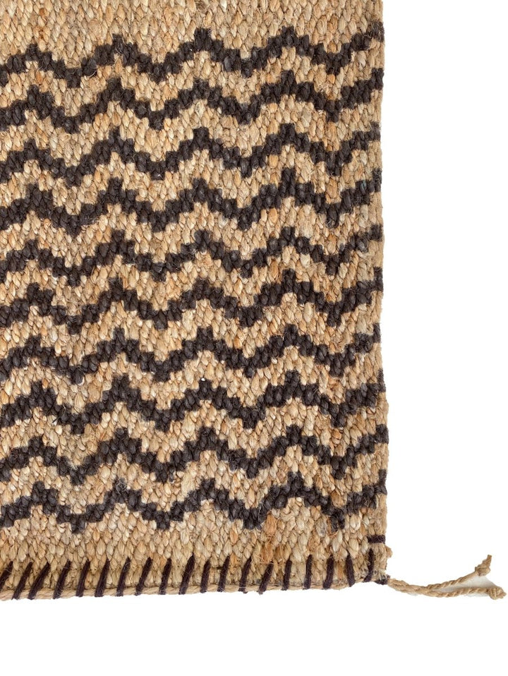 Zigzag Jute Rug - Size: 7.7 x 5.4 - Imam Carpets Online Store